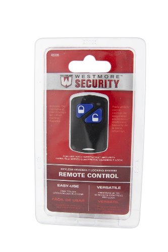 Ultra Hardware 43335 Westmore Security Keyless Deadbolt Locking System Remote Control, Black