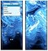 Blue Quantum Waves Design Decal Skin Sticker for Apple iPod nano 2G (2nd Generation) 2GB/ 4GB/ 8GB Player