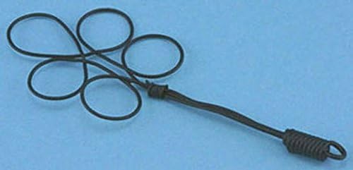 Dollhouse Miniature Black Wire Rug Beater by Chrysnbon