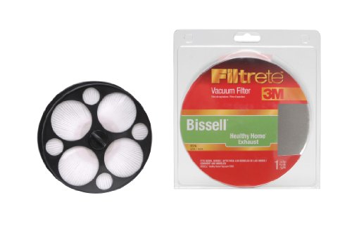 3M Filtrete Bissell Healthy Home Exhaust HEPA Vacuum Filter, 1 Pack