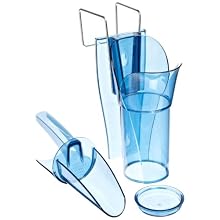San Jamar SI5000 Polycarbonate Saf-T-Scoop and Guardian System, 6oz to 10oz, For Bar and Beverage Station