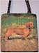   - Dog Breen Purse - Red Dachshund Bucket Handbag