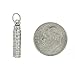 LGU Sterling Silver Oxidized Italy Leaning Tower of Pisa Charm