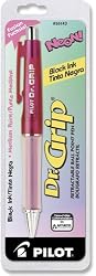 Pilot(R) Dr. Grip(R) Retractable Ballpoint Pen, Medium Point, 1.0 mm, Neon Pink Barrel, Black Ink