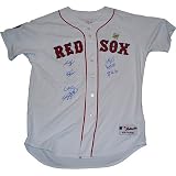 Steiner Sports MLB Boston Red Sox 2004/2007 Red Sox 7 Signature Terry Francona Jersey with '04 & '07 World Series Patches