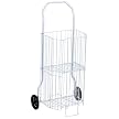Double-Tier Shopping Cart - White
