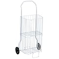 Double-Tier Shopping Cart - White