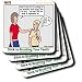 Rich Diesslins Funny KNOTS Scouting Cartoons - Stick to Brushing Your Teeth - Dentistry - Coasters