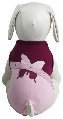 Dogit Style Butterfly Dog Tank Top, Small, Pink