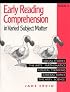 Early Reading Comprehension: In Varied Subject Matter Book a