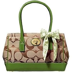 Coach Signature Madeline Carryall Bag 11557 Green