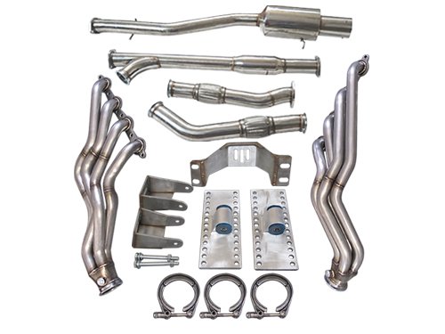 CXRacing LS1 Engine Mounts Swap Kit Header Y Pipe Exhaust For 86-92 Supra MK3 T56 Trans