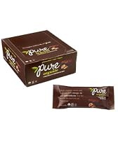 Pure Bar Organic Chocolate Brownie, Gluten Free, Raw, Vegan, 1.7-Ounce Bars (Pack of 12)