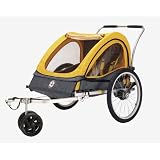 Schwinn Bicycle Trailer With Conver - Yellow/ Gray (Double)