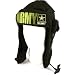 US Army Winter Faux Fur Trooper Trapper Ski Earflap Aviator Cap Hat Black