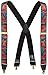 Hold-Ups Collage Pattern Suspenders 1 3/8