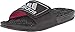 adidas Women's Adissage 2.0 Slides Sandal, Black/Silver/Shock Pink, 7