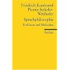 Sprachphilosophie: Probleme und Methoden