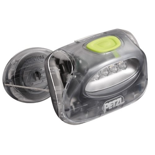 Petzl - Lampe Polyvalente 4 Led Petzl Zipka 2 Grise - Frontale Poignet Bras Support + Piles