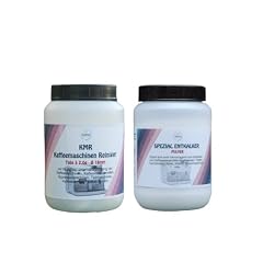 KMR TABs - Kaffeemaschinenreiniger Tabletten - 40 St�ck � 2g 18 mm � + 250g Dose Spezial Entkalker Pulver - Zur Grund- und Unterhaltsreinigung von Espressomaschinen, Kaffeemaschinen, Kaffeeautomaten, Kaffeevollautomaten , Mengenbr�her, Thermoskannen, Dispenser etc. - Geeignet f�r Maschinen aller Hersteller