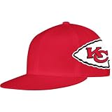 Reebok Kansas City Chiefs Helmet Flat Visor Flex Hat Small/Medium