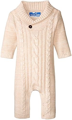 Kapital K Baby Boys Barley Shawl Collar Coverall, 0-3 Months