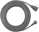 Bachmann 343.170 Schuko Verl&auml;ngerung 5 m schwarz