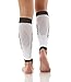 Mojo Compression Men's A606WB2 Calf Sleeve, White, M