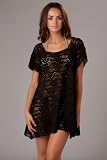 Nanette Lepore Crochet Covers Short Dress