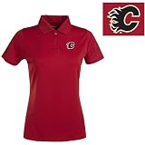 Antigua Calgary Flames Women's Exceed Polo Shirt Large