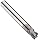 Niagara Cutter STR440M Stabilizer Carbide End Mill, Anti-Vibration for Hi-Temp Alloys, AlCrN Coated, 4 Flutes