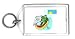 Keychain with man, human, body, individuals, individual, persons, humans, people, raft, pet, boat, bird, person, pelican Image