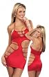 Bang! Halter Dress with Rhinestones Clubwear