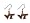 Virginia Tech Hokies Dangle Logo Earring Set Ncaa Charm Gift Image #1