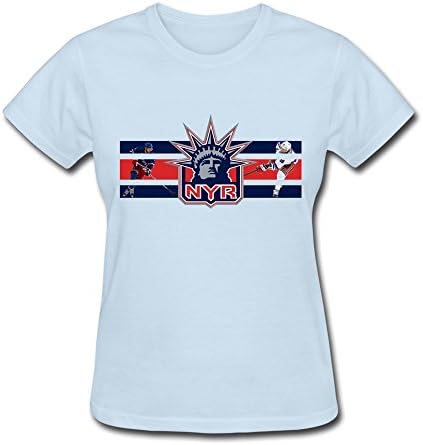2015 NHL Playoffs NY Rangers Women's Tshirts SkyBlue Size L