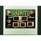New Orleans Saints NFL Scoreboard Alarm Clock