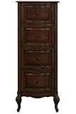 Queen Anne File Cabinet Four Drawer Mahogany