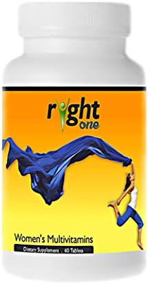 Right One Multivitamins for Women, 60 Tablets, Take one a day, Good for 2 months, Gift of Wellness
