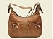Roma Brown Leather Hobo Handbag Bag Purse