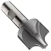 Niagara Cutter CRE124 High Speed Steel (HSS) Corner Rounding End Mills, Inch, Weldon Shank, TiCN Finish, Finishing Cut, Non-Center Cutting, Helix, For Use With All Materials