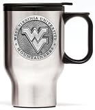 West Virginia Mountaineers Stainless Steel Travel Mug 14 oz - NCAA College Athletics