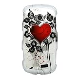 Hard Snap-on Shield RUBBERIZED With SACRED HEART Design Faceplate Cover Sleeve Case for SAMSUNG A817 SOLSTICE 2 [WCA586]
