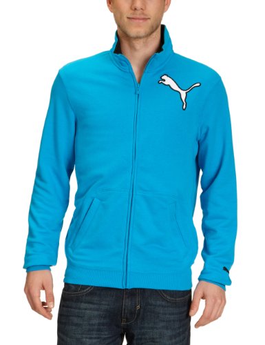 PUMA Herren Sweatjacke Large Logo, blue danube, L, 819269 07 Preisvergleich