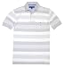 Tommy Hilfiger Men Logo Striped Polo T-shirt