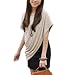 Allegra K Woman Dolman Sleeve Side Shirr Blouse + Tank Dress Black L