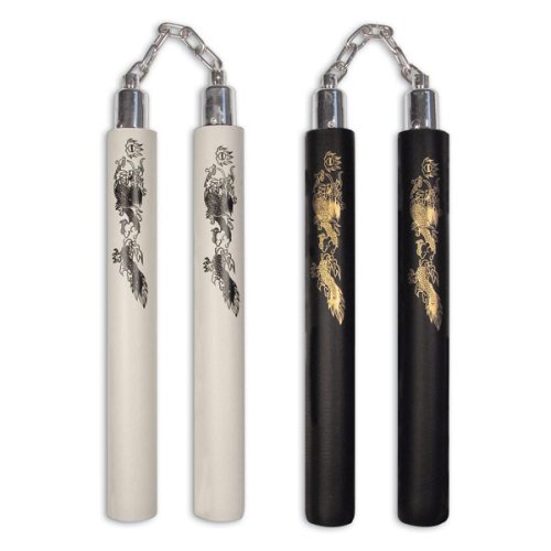12 IN Padded Foam Nunchaku with Chain