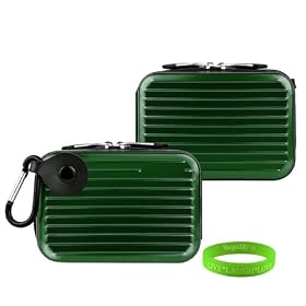 Green Metal camera case with Reinforced black Zipper for your Sony DSC Tx 200v + Green Vangoddy Bracelet + Camera Tripod!!!
