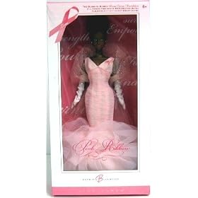 Click here to buy Barbie - Pink Ribbon - African American Doll by Mattel.