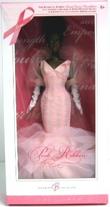 41yaIc0phdL Barbie   Pink Ribbon   African American Doll