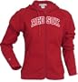 Boston Red Sox Women's Applique Full Zip Hoody by Antigua - Red Large
